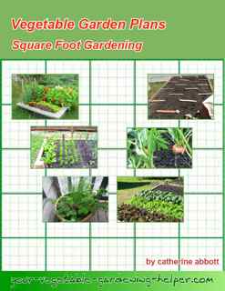 Vegetable Garden Plans for rasised beds, row gardening and square foot